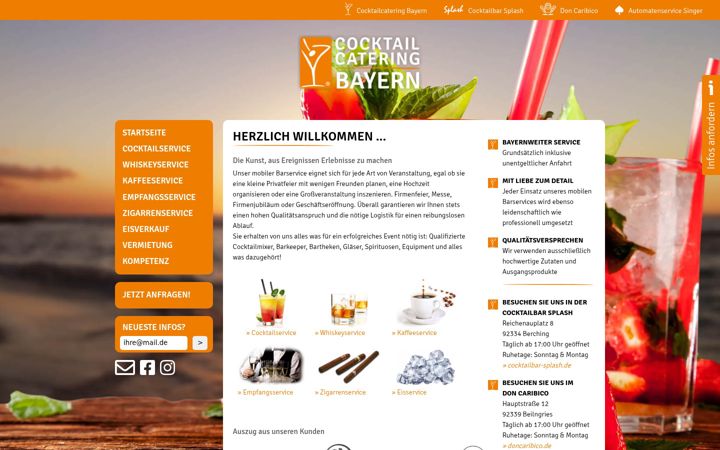 Screenshot of bavarian-gastro-service.de