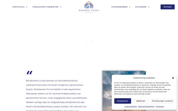 Screenshot of bavarian-living.de