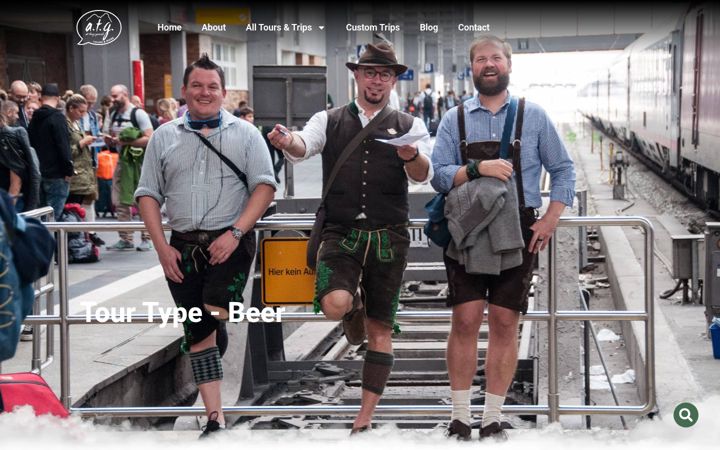 Screenshot of bavarianbeervacations.com
