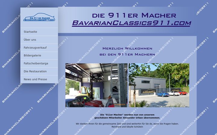 Screenshot of bavarianclassics911.com
