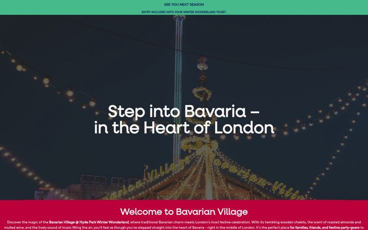 Screenshot von bavarianvillage.com