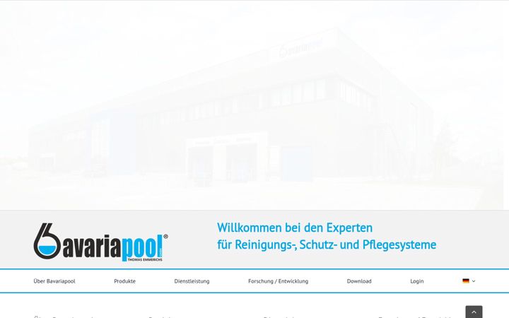 Екранна снимка на bavariapool.de