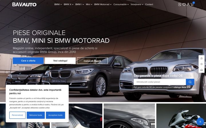 Screenshot of bavauto.ro