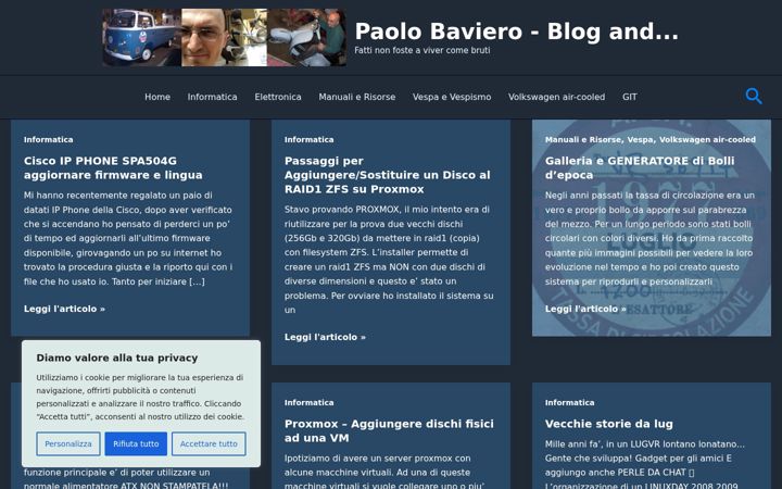 Screenshot of baviero.com