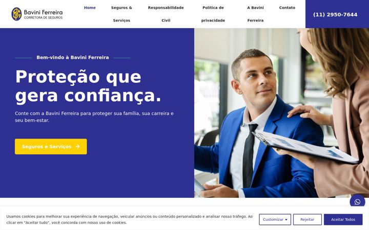 Screenshot van baviniferreira.com.br