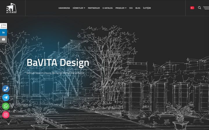 Ekrānuzņēmums no bavitadesign.tr