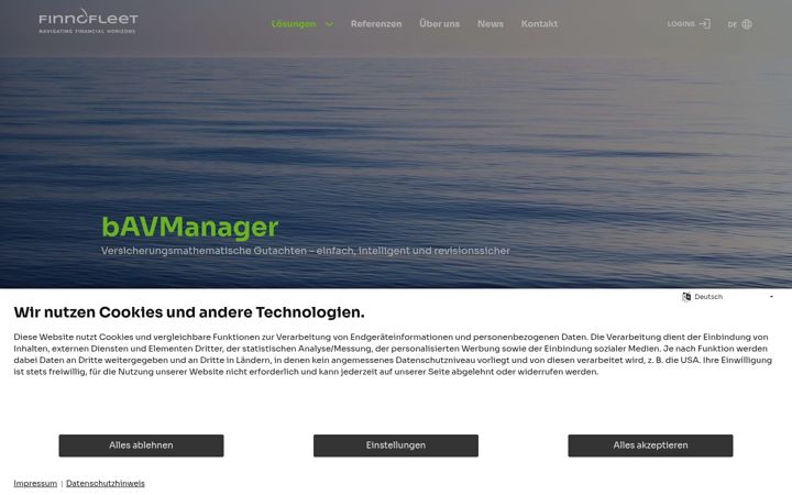 Screenshot of bavmanager.com