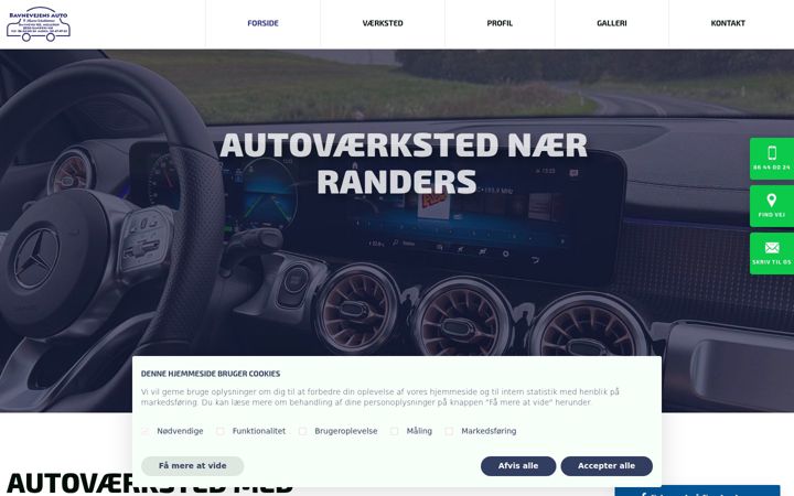 Screenshot of bavnevejensauto.dk