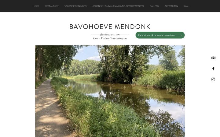 Skærmbillede af bavohoeve.be