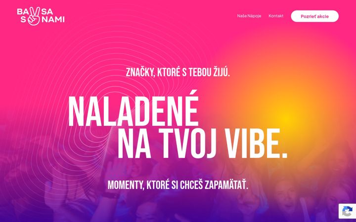Snímek obrazovky bavsasnami.sk