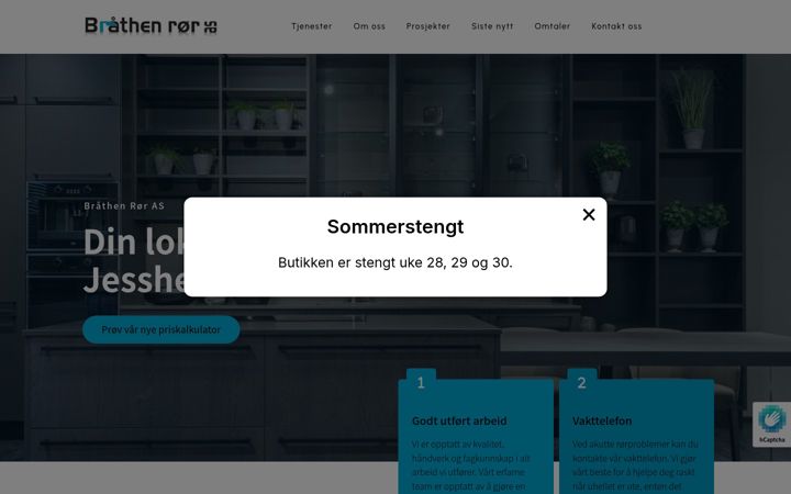 Screenshot of bavvs.no