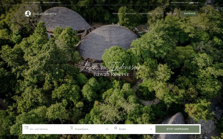 Screenshot of bawah-island.com