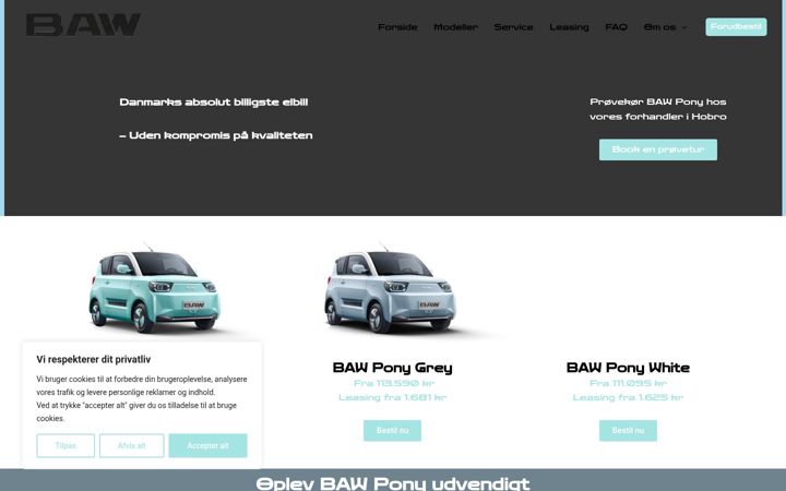 Screenshot of bawauto.dk