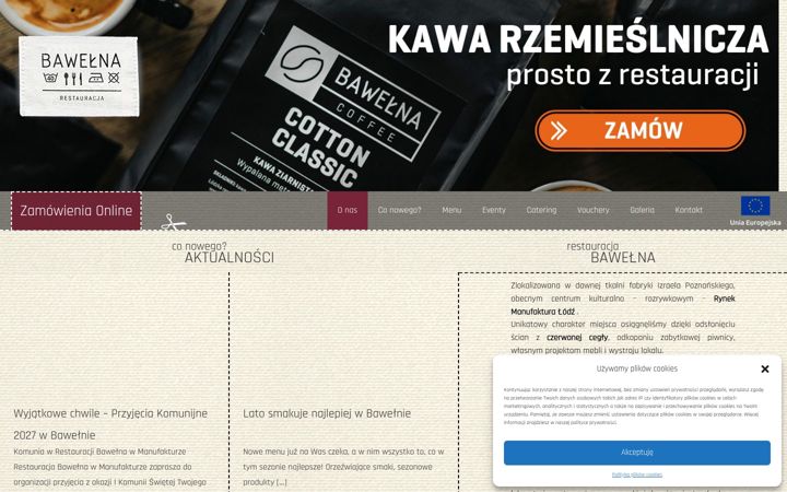 Screenshot of bawelna-lodz.com