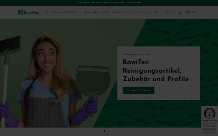 Screenshot of bawitec.de