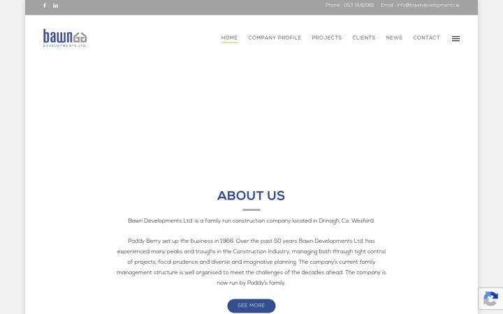 Screenshot of bawndevelopments.ie