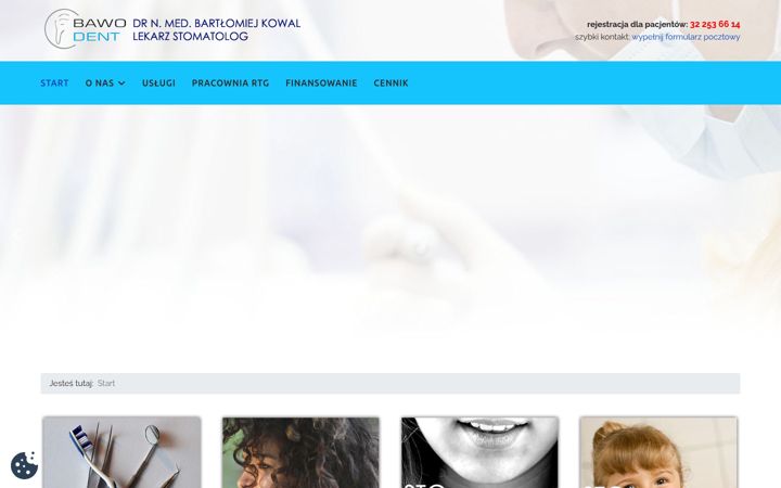 Screenshot of bawodent.pl