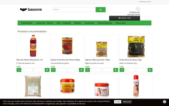 Screenshot of bawone.pt