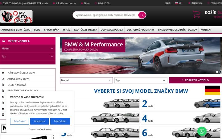 Screenshot of bawoshop.sk