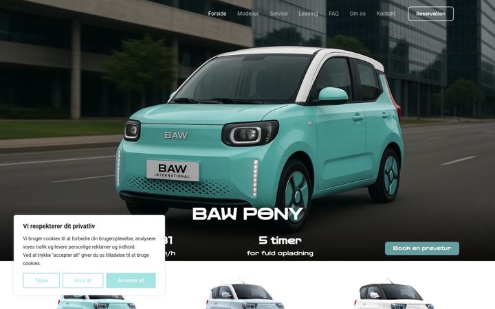 Screenshot of bawpony.dk