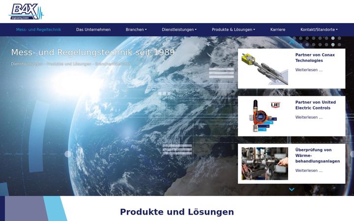 Screenshot of bax-gmbh.de