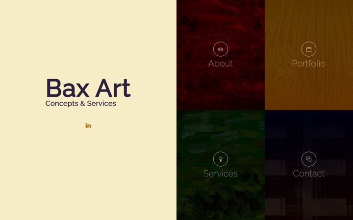 Screenshot of baxart.com