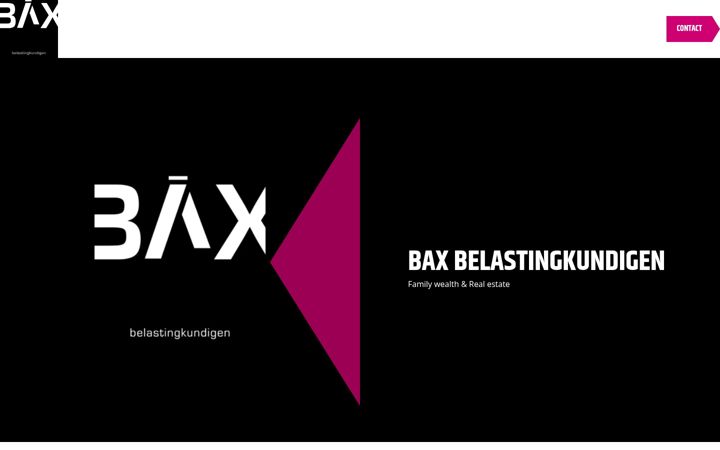 Skjámynd af baxbelastingkundigen.nl