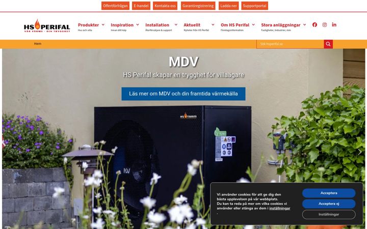 Screenshot of baxi.se