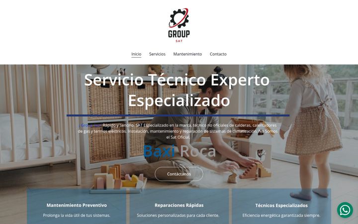 Screenshot of baxiroca-servitec.com