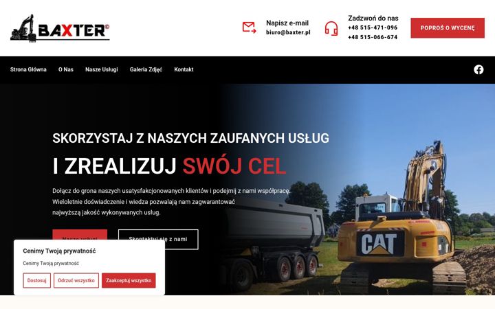 Screenshot of baxter.pl