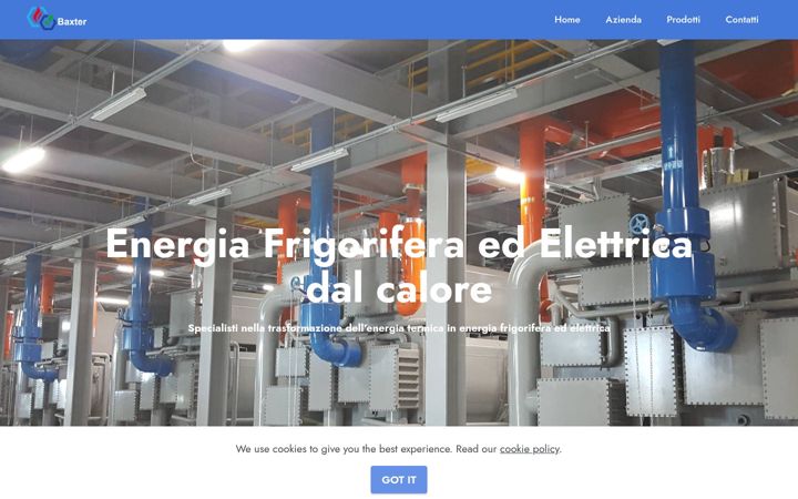 Screenshot of baxterenergy.com