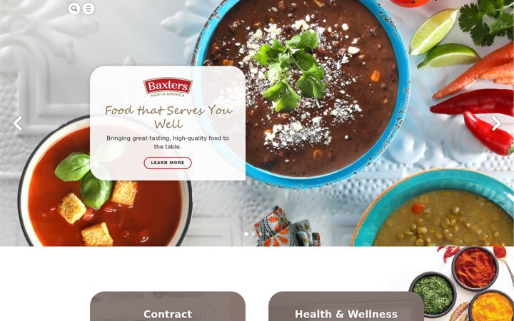 Screenshot of baxtersna.com