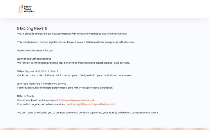 Screenshot of baxteryoung.com