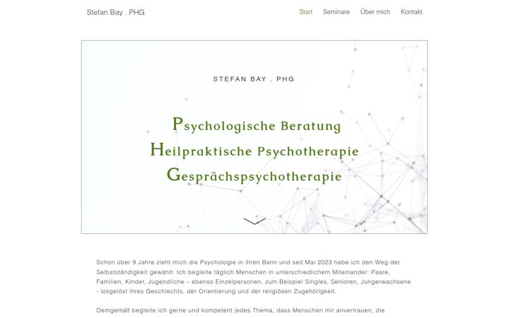 Screenshot of bay-psychologie.de