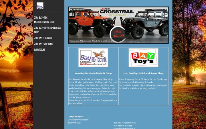 Screenshot of bay-tec.de