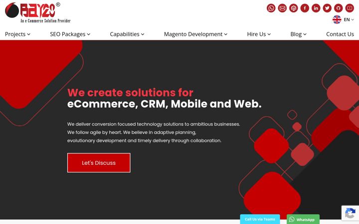 Screenshot of bay20.com