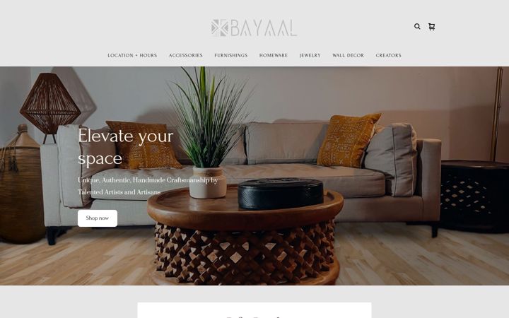Screenshot of bayaal.com