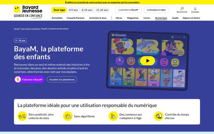 Screenshot of bayam.tv