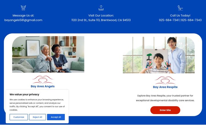 Screenshot of bayangelshc.com
