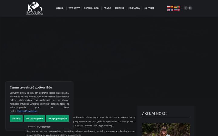 Screenshot of bayangol.pl