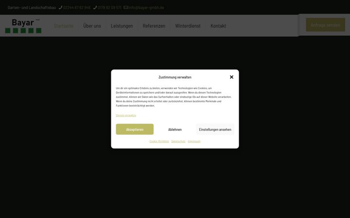 Screenshot von bayar-gmbh.de