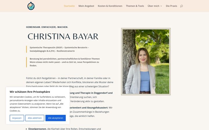 Screenshot of bayar-systemische-beratung.de