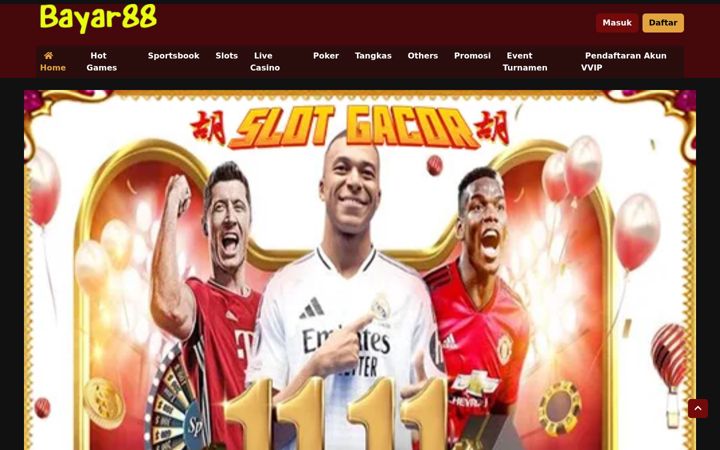 Screenshot of bayar88slot.com