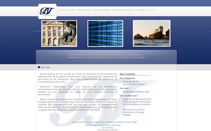 Screenshot of bayard-finance.com