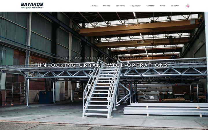 Screenshot of bayardsvertiports.com