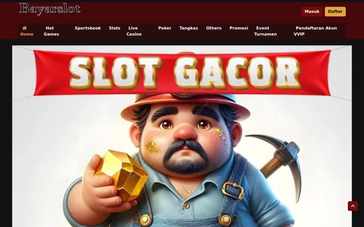 Screenshot of bayarslot.com