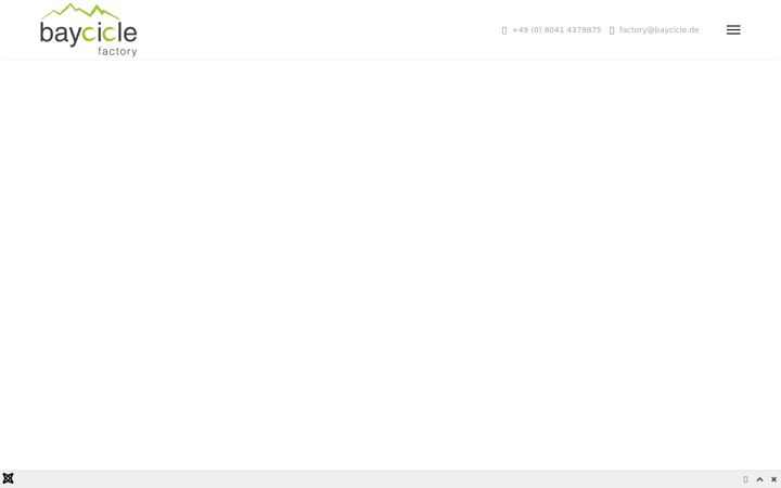 Screenshot of baycicle.de