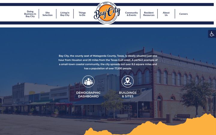 Screenshot di baycitytxcdc.net
