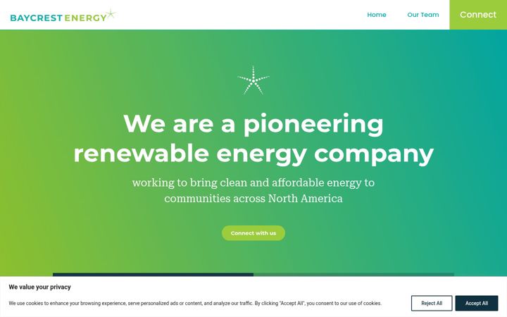 Screenshot of baycrestnrg.com