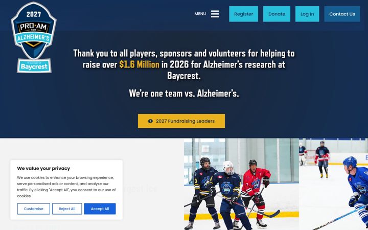 Screenshot of baycrestproam.ca